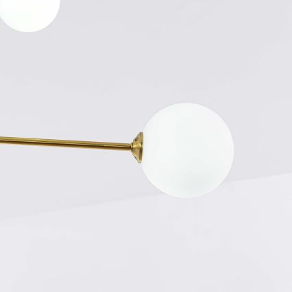 Stångmonterad takkrona DORADO 6xG9/40W/230V guld