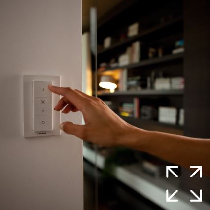 Startpaket Philips Hue STARTER KIT WHITE 3xE27/9W 2700K + Hue Bridge och dimmerbrytare