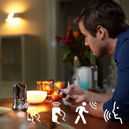 Startpaket Philips Hue STARTER KIT WHITE 3xE27/9W 2700K + Hue Bridge och dimmerbrytare