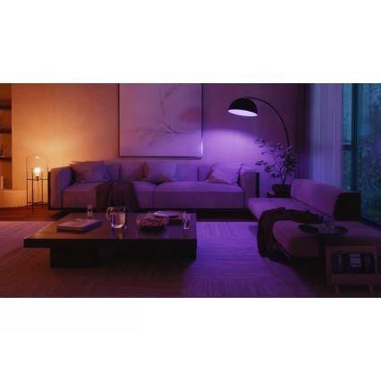 Startpaket Philips Hue WHITE AND COLOR AMBIANCE 2xE27/8,1W 1000-20000K + Hue Bridge