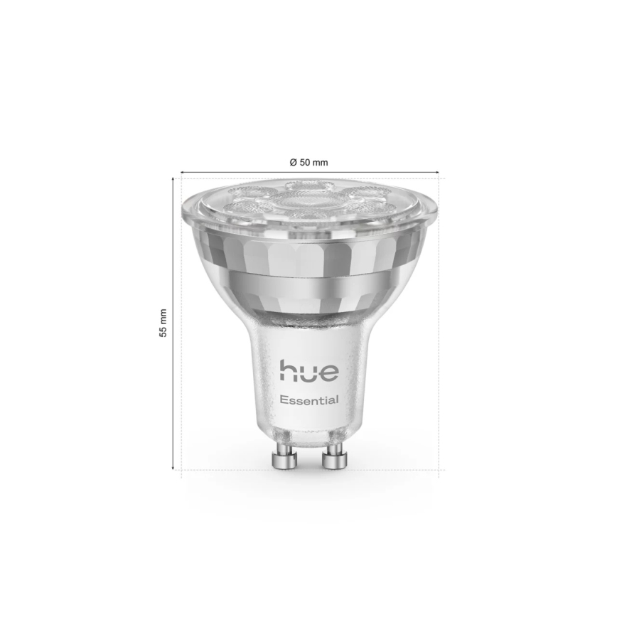 Startpaket Philips Hue White And Color Ambiance Essential 3xGU10/4,7W/230V 2200-6500K + Hue bridge