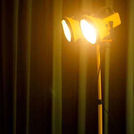 Stativ för strålkastare 180 cm gul