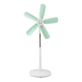 Stativfläkt 15 W/230 V Ø 50 cm vit/grön