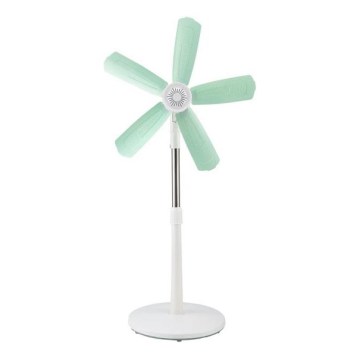 Stativfläkt 15 W/230 V Ø 50 cm vit/grön