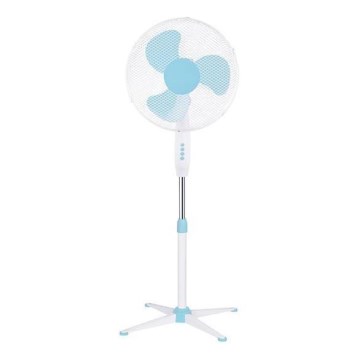Stativfläkt 60 W/230 V Ø 40 cm vit/blå