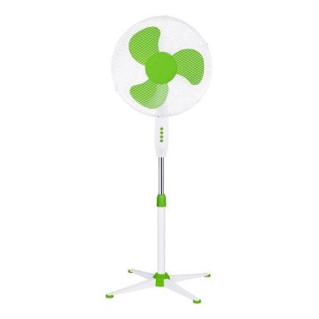 Stativfläkt 60 W/230 V, Ø 40 cm, vit/grön