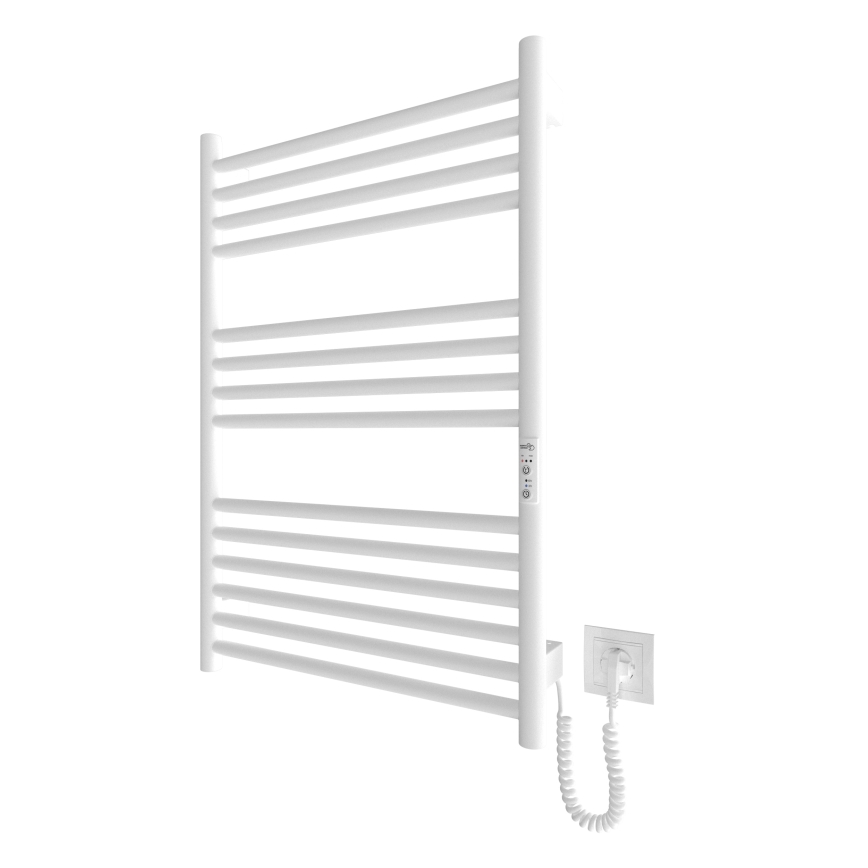 Stegformad handdukstork HF GREENWICH 170W/230V 77x53 cm vit rund