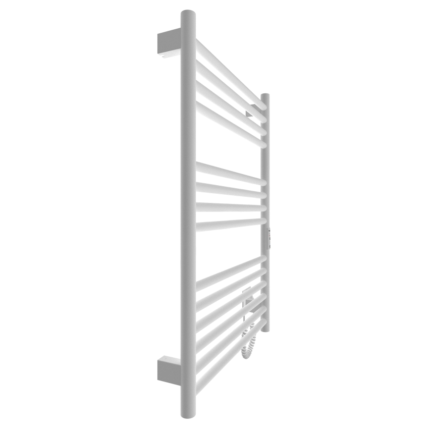 Stegformad handdukstork HF GREENWICH 170W/230V 77x53 cm vit rund