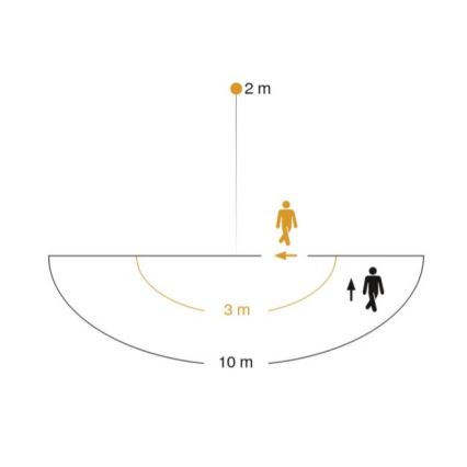 STEINEL 005917 - Utomhus Väggbelysning med sensor L585S 1xE27/60W vit IP44