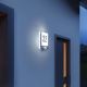 STEINEL 010454 –⁠ LED husnummer Sign med Rörelsedetektor L220LED LED / 7.5 W rostfri IP44
