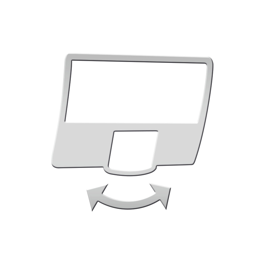 Steinel 012076 - LED utomhusväggarmatur med sensor XLED curved LED/10,5W/230V IP44