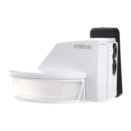 STEINEL 034955 - Utomhuslampa med rörelsesensor SenslQ S vit IP54 + fjärrkontroll