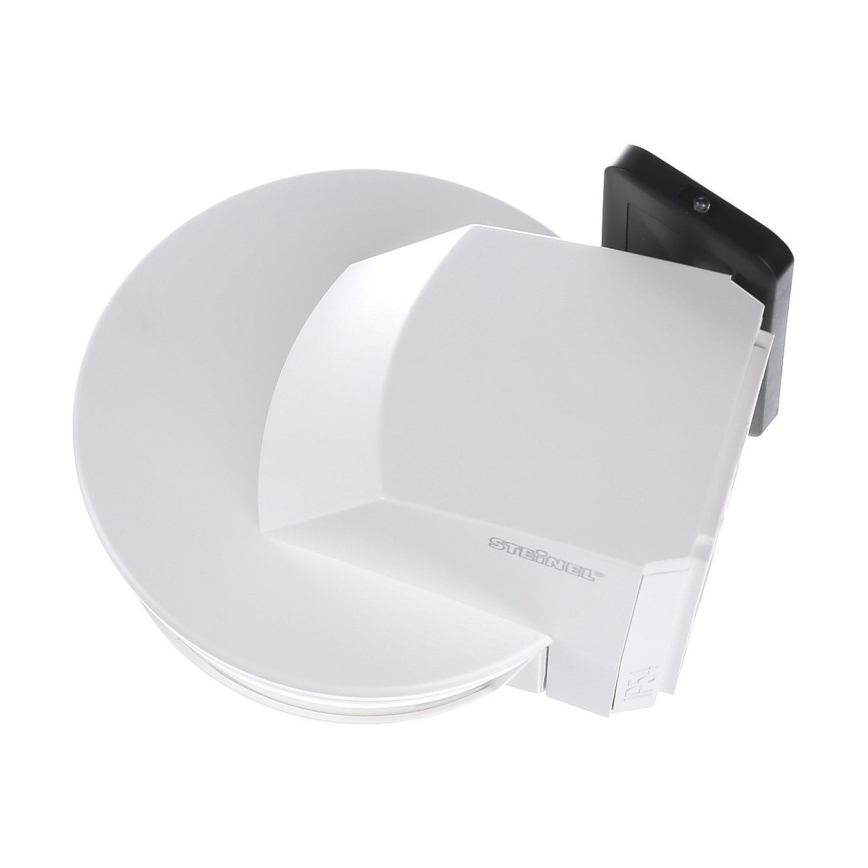 STEINEL 034955 - Utomhuslampa med rörelsesensor SenslQ S vit IP54 + fjärrkontroll