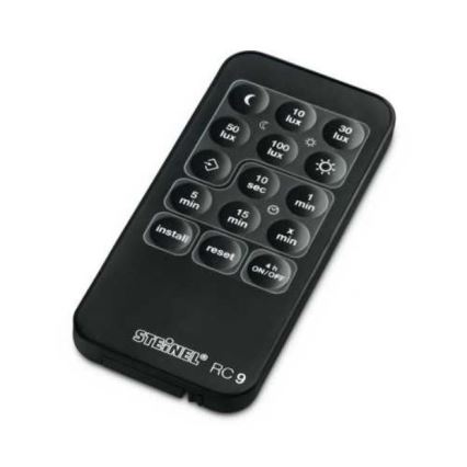 STEINEL 034979 - Utomhuslampa med rörelsesensor SenslQ S svart IP54 + fjärrkontroll