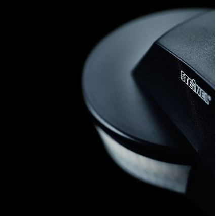 STEINEL 034979 - Utomhuslampa med rörelsesensor SenslQ S svart IP54 + fjärrkontroll
