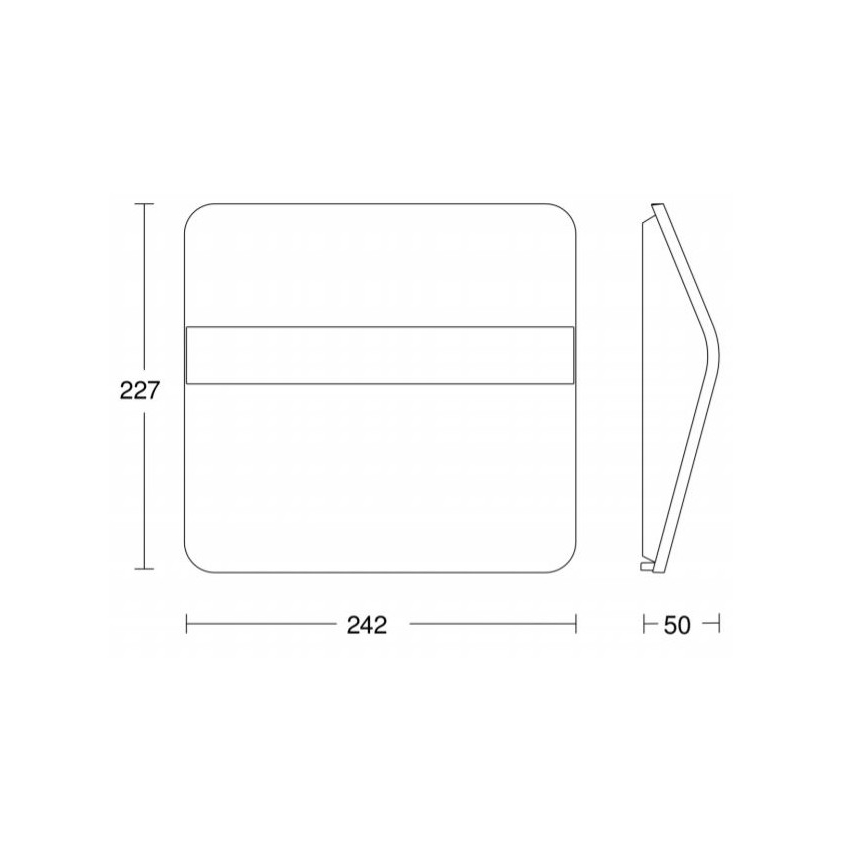 STEINEL 035730 - LED Solärt husnummer XSolar LH-N LED/0,03W IP44 2500 mAh