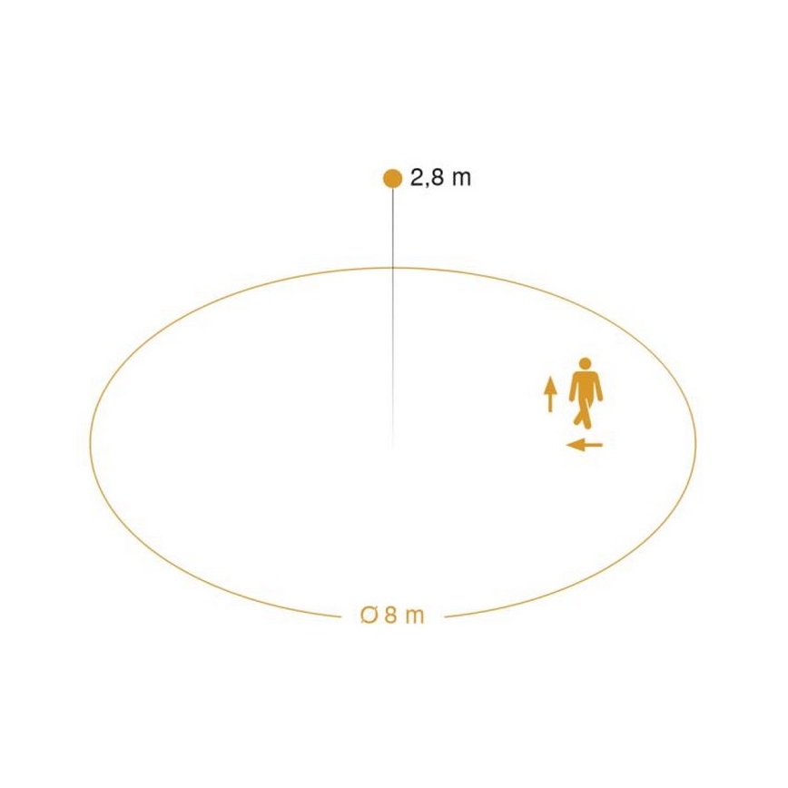 Steinel 052539 - LED Takbelysning med sensor LED/9,5W/230V