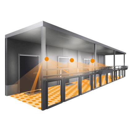 STEINEL 053031 - LED Utomhus vägglampa med sensor L691 LED/9W/230V 3000K IP44