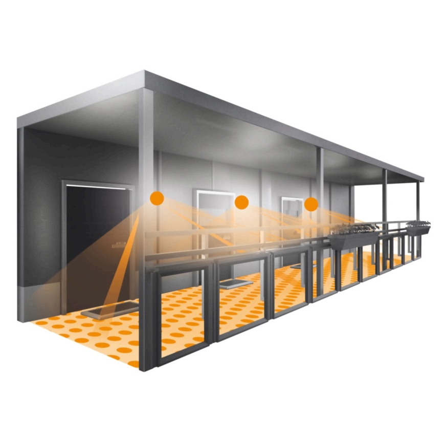 STEINEL 053031 - LED Utomhus vägglampa med sensor L691 LED/9W/230V 3000K IP44