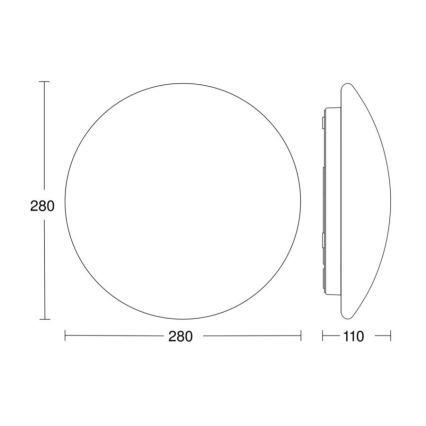 Steinel 056063 – Utomhus LED-belysning  med Rörelsedetektor RS PRO LED/9.5W/230V IP54