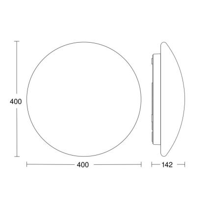 Steinel 056131 - LED taklampa för badrum RS PRO LED P3 LED/19,5W/230V IP54 3000K