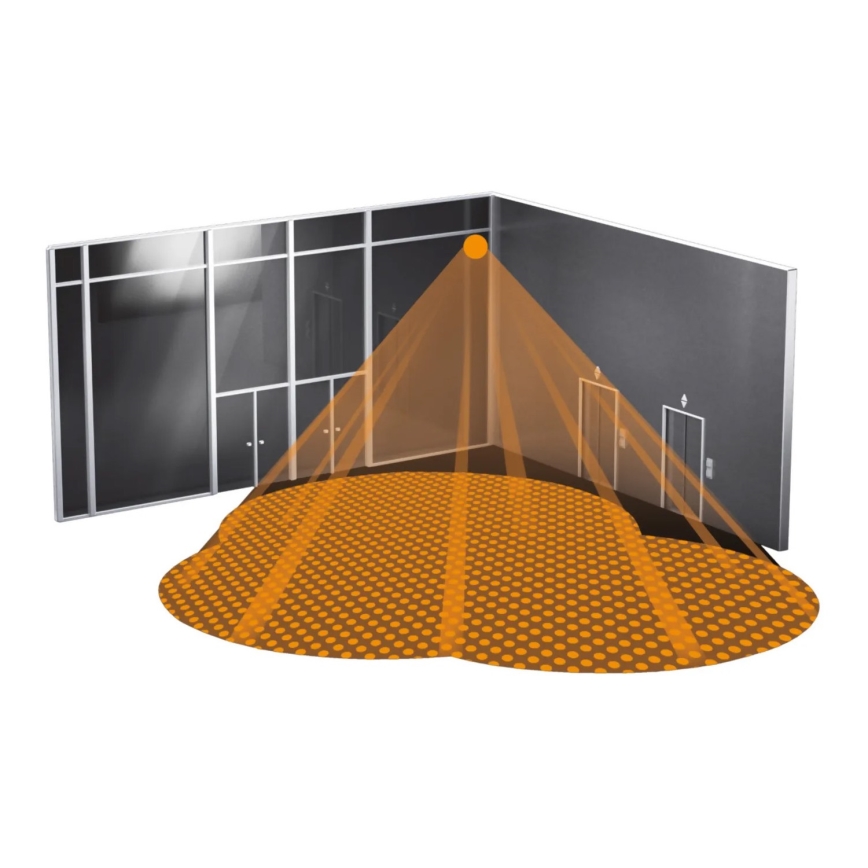 Steinel 057244 - Rörelsesensor IS 3360 DALI-2 IP20 fyrkantig vit