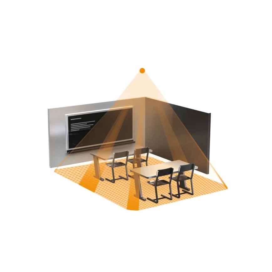 Steinel 058487 - Närvarodetektor IR Quattro 8m V3 KNX vit