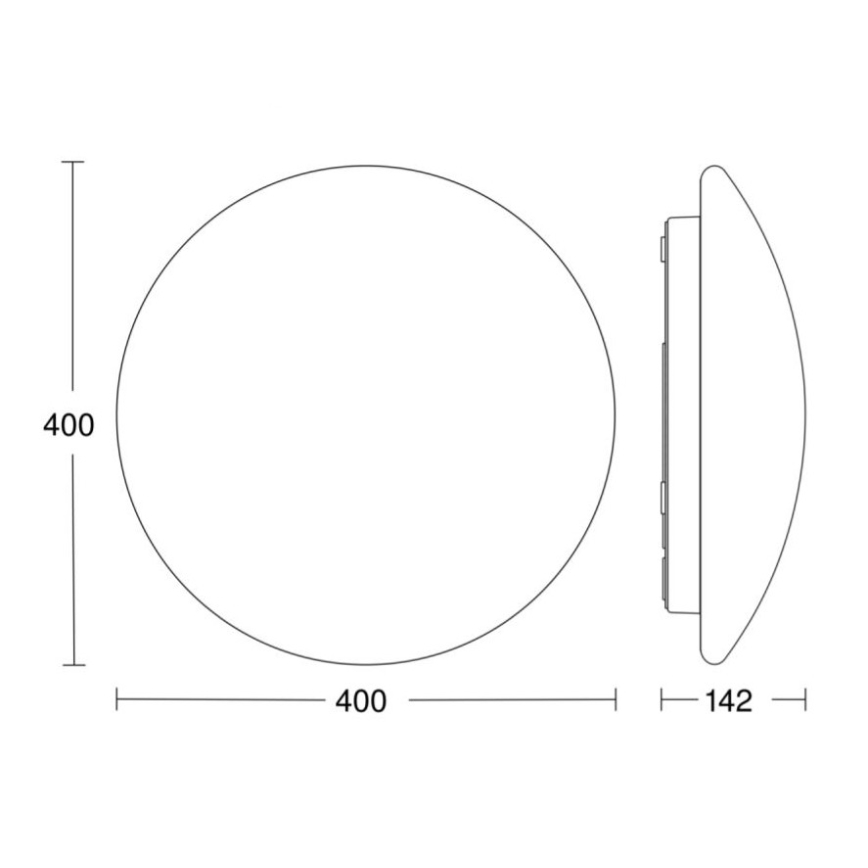STEINEL 058609 - LED taklampa för badrum med sensor RS PRO LED/19,5W/230V 3000K IP54