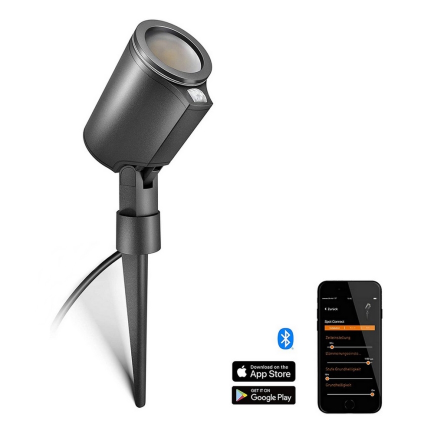 STEINEL 058685 – LED Utomhuslampa med sensor SPOT GARDEN 1×GU10/7W/230V IP44