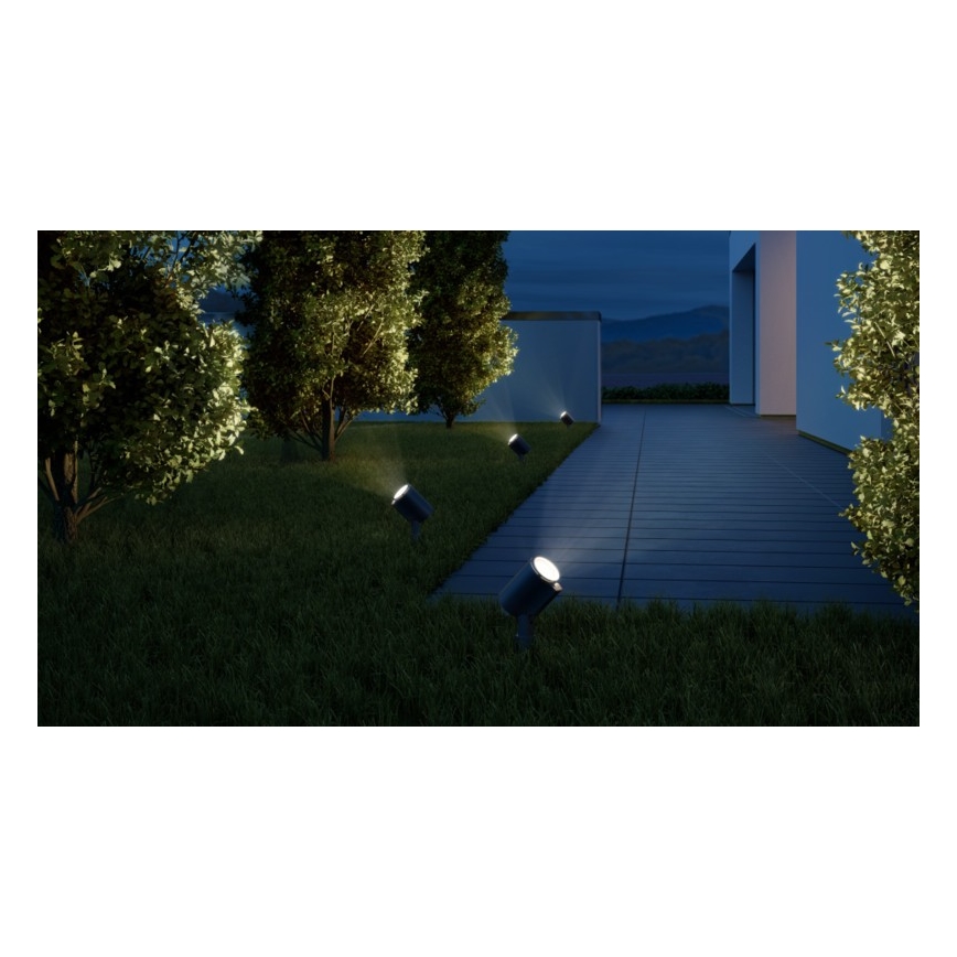 STEINEL 058685 – LED Utomhuslampa med sensor SPOT GARDEN 1×GU10/7W/230V IP44