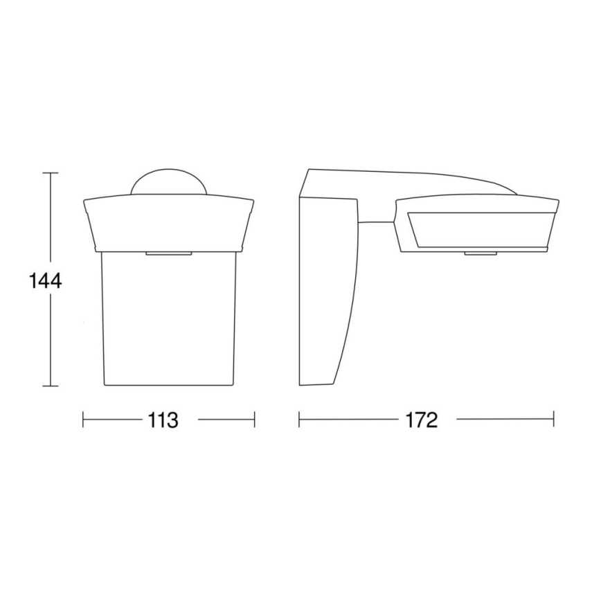 Steinel 059576 - Rörelsesensor SensIQ IP54 vit + fjärrkontroll