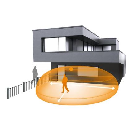 Steinel 059644 - Rörelsesensor iHF 3D KNX IP54 vit