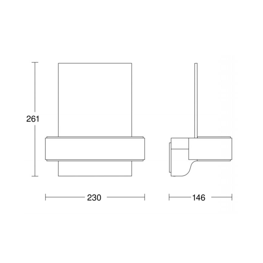 STEINEL 065713 - LED Husnummer med sensor L820 LED/12,5W/230V IP44