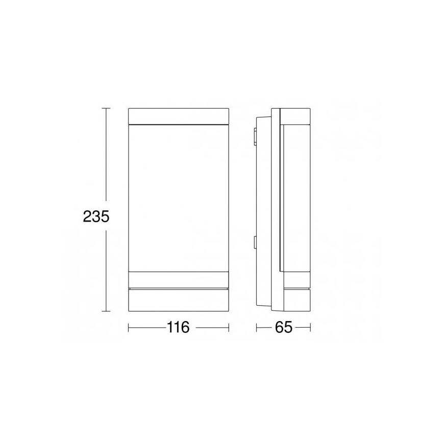 Steinel 068714 - LED Utomhusbelysning L 271 C LED/6,6W/230V 3000K IP44
