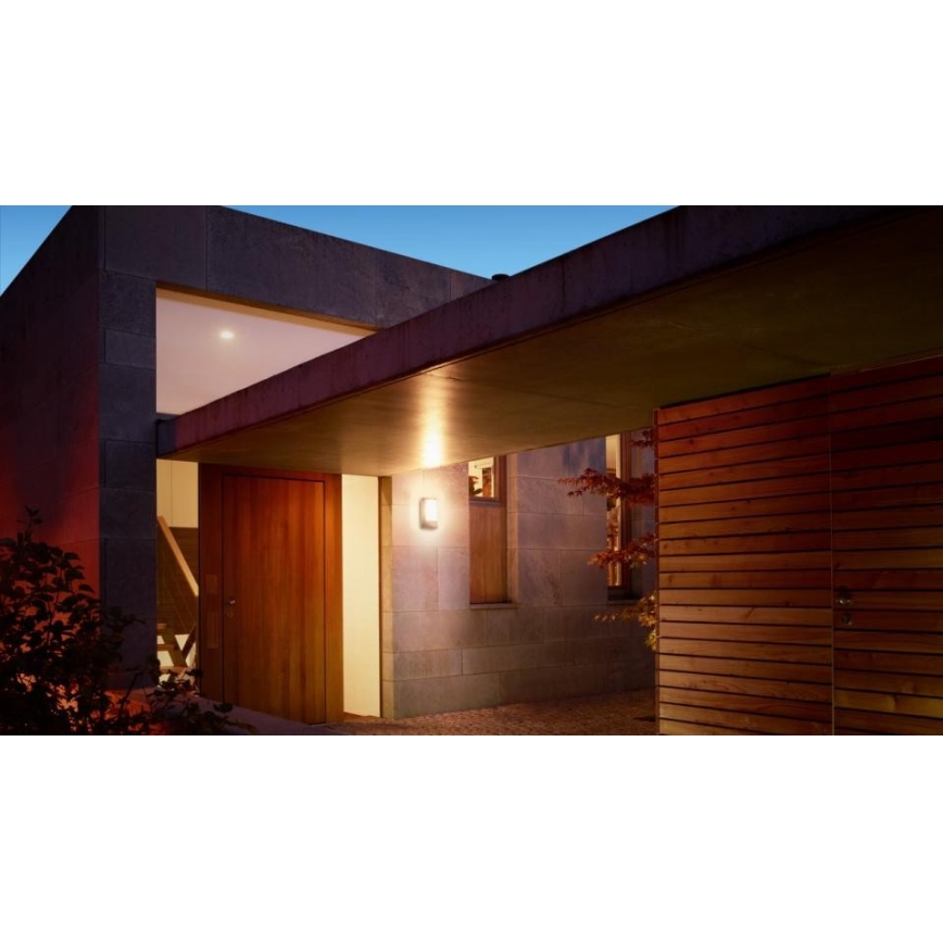 Steinel 069155 - Utomhus vägglampa  L 12 1xE27/60W/230V IP44 antracit 