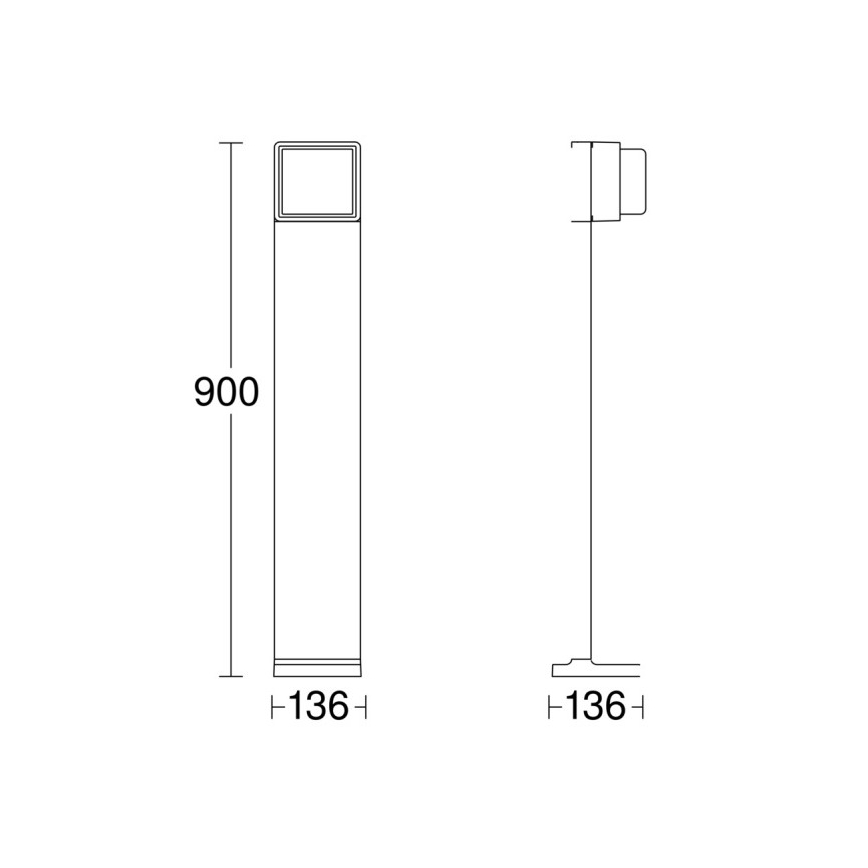 Steinel 078676 - LED dimbar utomhuslampa GL 85 C 900 LED/9W/230V IP44