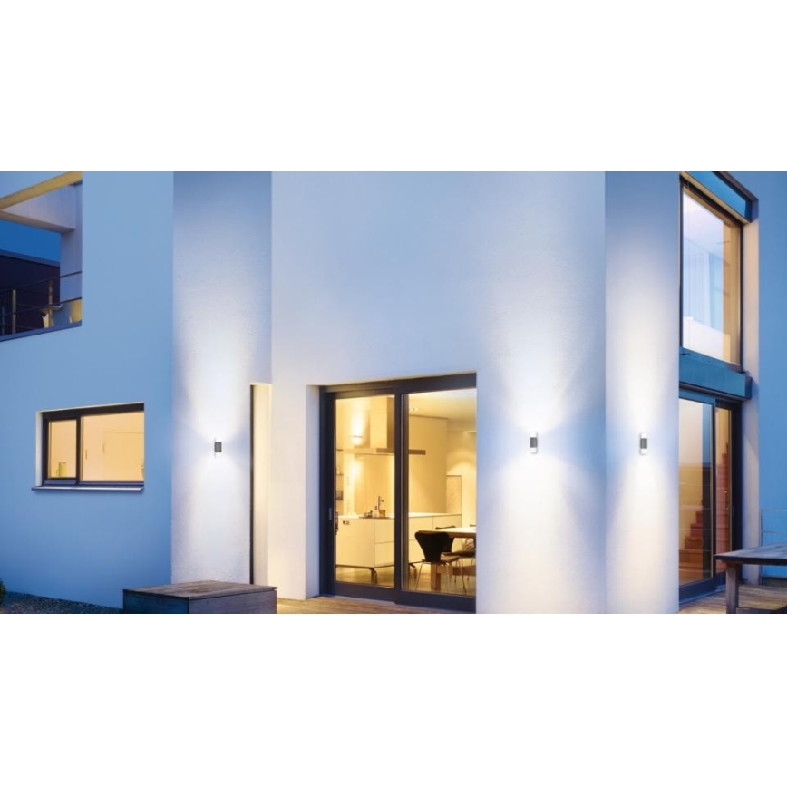 Steinel 078720 - Utomhus LED vägglampa  L 910 LED/9,8W/230V IP44 antracit