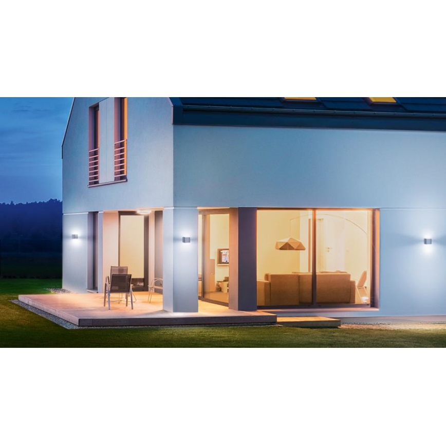 Steinel 079260 - LED Utomhusvägglampa L835 C LED/9,1W/230V IP44 antracit