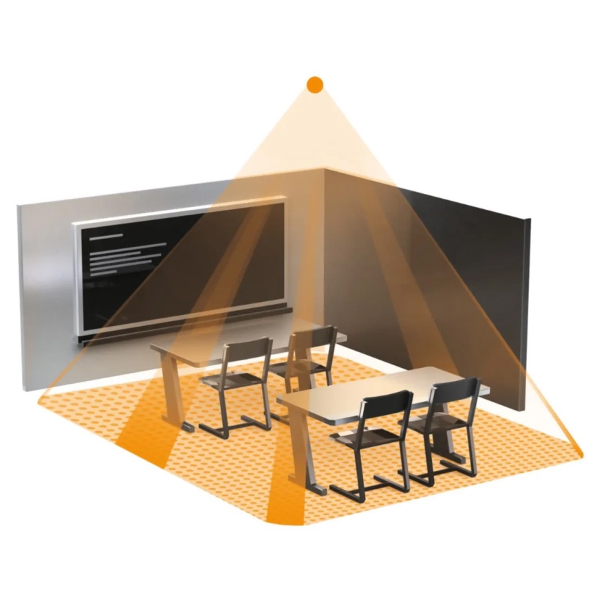 Steinel 079352 - Närvarodetektor IR Quattro 8m DALI-2 APC vit