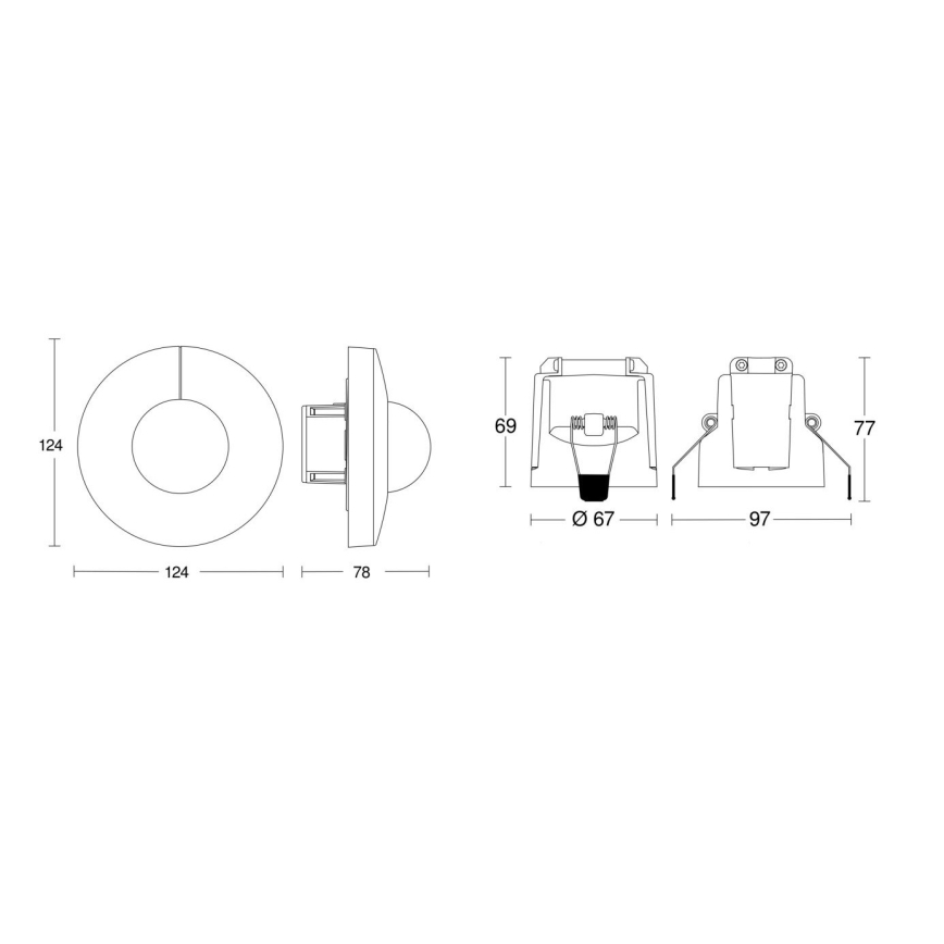 Steinel 079659 - Rörelsesensor IS 3360 COM1 vit
