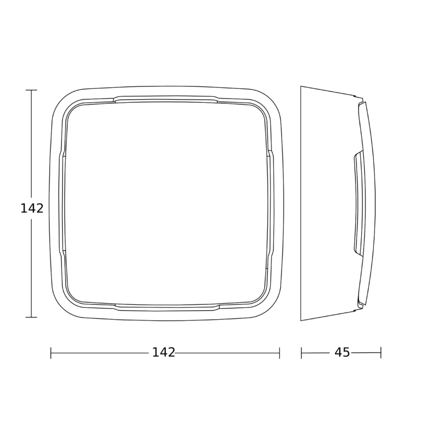 Steinel 081850 - Multisensor True Presence V2 IP AP WS vit