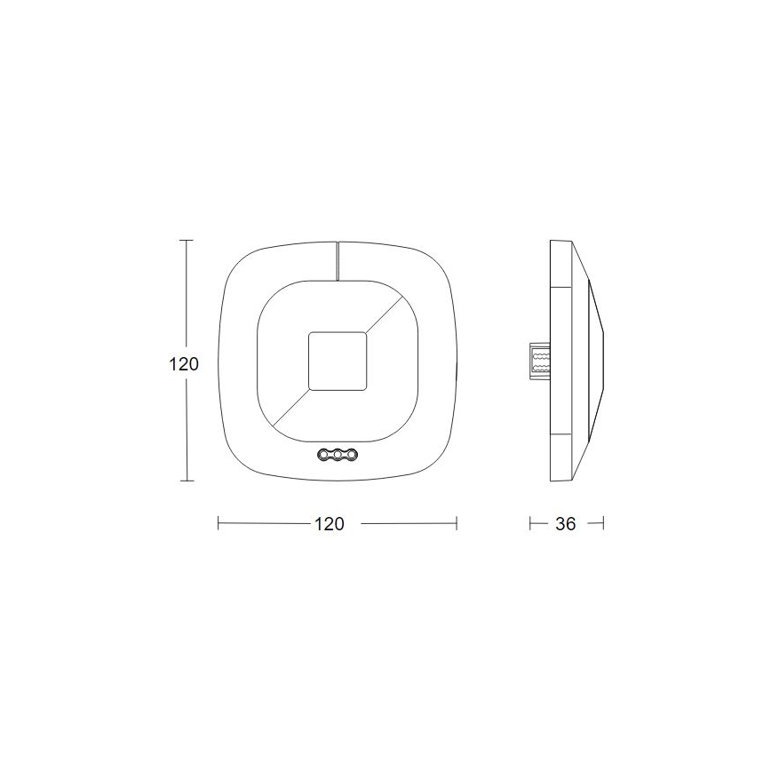 Steinel 082277 - Närvarodetektor HF 360-2 DALI-2 APC svart