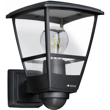 Steinel 084769 - Utomhus vägglampa med sensor L10S 1xE27/15W/230V IP44