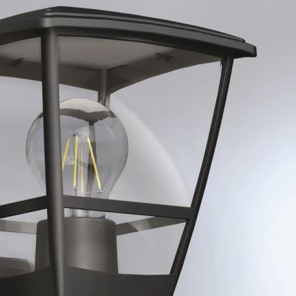 Steinel 084769 - Utomhus vägglampa med sensor L10S 1xE27/15W/230V IP44