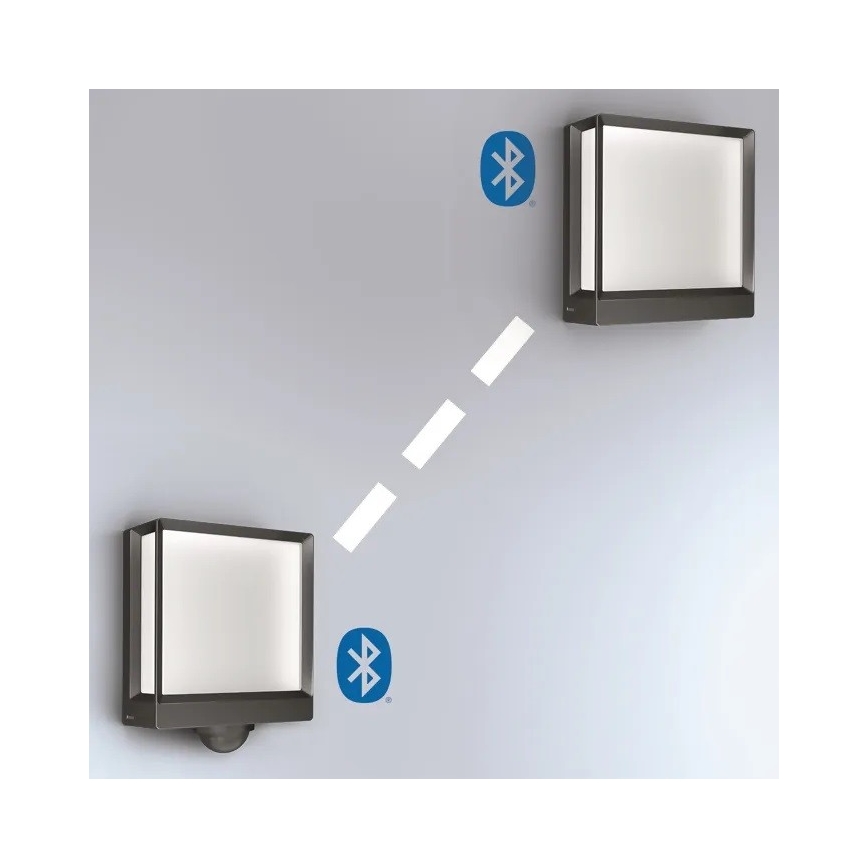 Steinel 085230 - LED Dimbar vägglampa utomhus L40C LED/12,9W/230V IP54 antracit