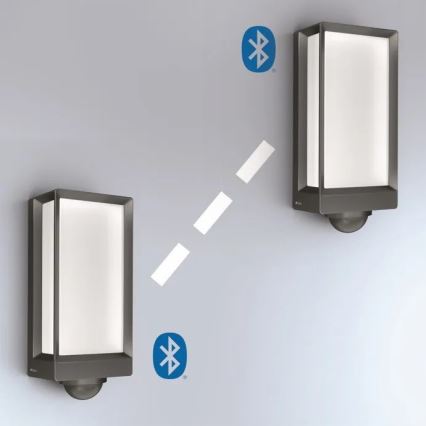 Steinel 085261 - LED Ljusreglerad vägglampa med sensor för utomhusbruk L42SC LED/13W/230V IP54