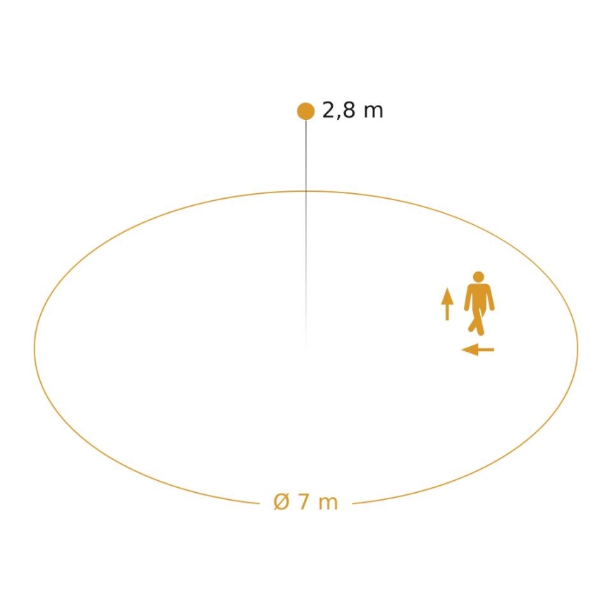 Steinel 085292 - LED Ljusreglerad utomhus upphängd taklampa med sensor RS PRO DL 200 SC LED/17,3W/230V 3000/4000/5700K IP54