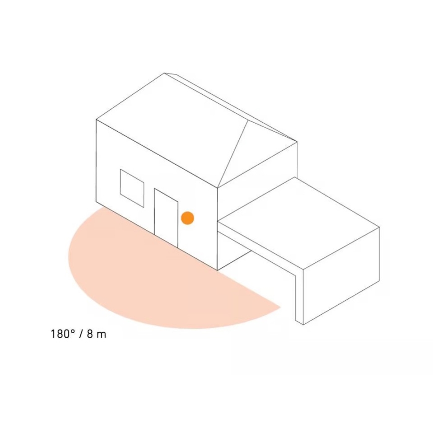 Steinel 087739 - LED utomhusväggarmatur med rörelsesensor 2xGU10/14,5W/230V L 940SC IP44