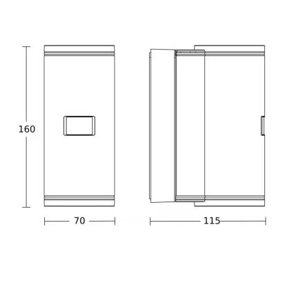 Steinel 087739 - LED utomhusväggarmatur med rörelsesensor 2xGU10/14,5W/230V L 940SC IP44