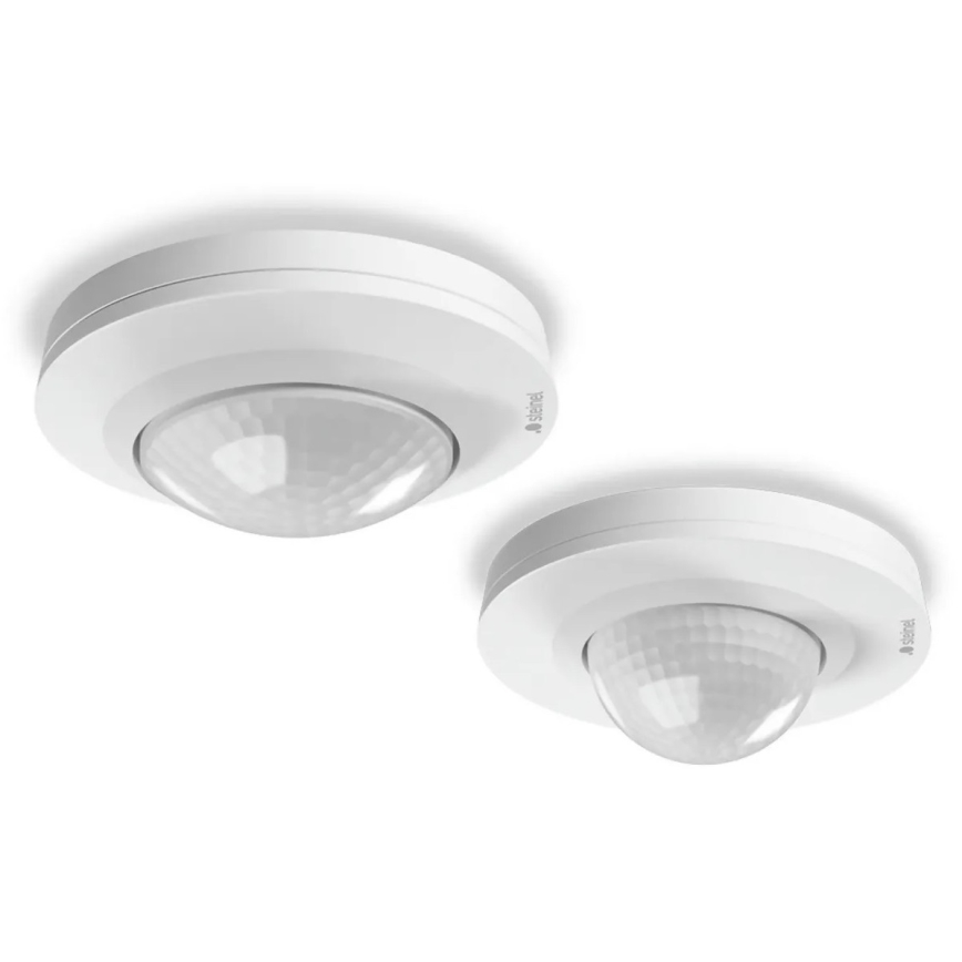 Steinel 087821 - Utomhuslampa med rörelsesensor med närvarosensor PD-24 ECO COM1 360° IP54 vit
